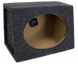 Q Power QTW6X9 6 x 9" Angle Style Car Speaker Enclosures Pair