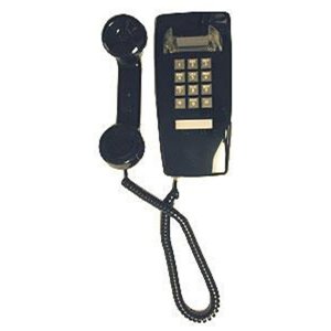 Cortelco 2554-V-BK 255400-vba-20m Wall W/ Volume Black