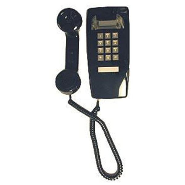 Cortelco 2554-V-BK 255400-vba-20m Wall W/ Volume Black