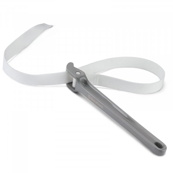 DURATECH Strap Wrench 12" Handle, Adjustable Nylon Strap Pipe Wrenches, Oil Filter Strap Opener Wrench