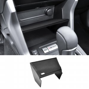 X-TKER Center Console Organizer Shelf Compatible with Subaru Forester 2013 2014 2015 2016 2017 2018 Accessories, Front Console Storage Compartment Gear Shift Divider, ABS Dual-Layer Insert Tray