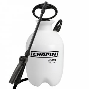 Chapin 20004 Pump Sprayer, 1-Gallon SureSpray Translucent Tank with an Easy Fill Funnel-Top Opening, Adjustable Cone Nozzle & 34" Long Reach Hose, Used for Fertilizer, Pesticides, Weeds & Pests