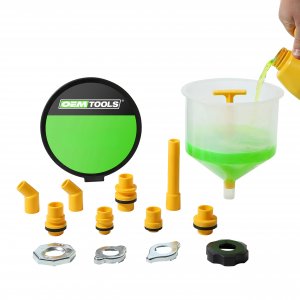OEM Tools 87009 No-Spill Coolant Filling Plastic Funnel Kit