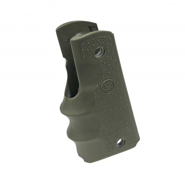 Hogue 45001 1911 Govt. Model: Cobblestone Rubber Grip With Finger Grooves