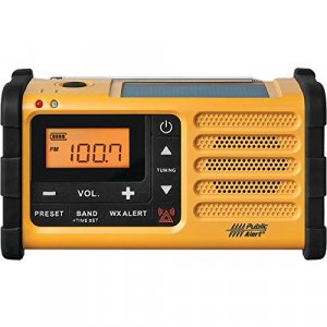SANGEAN SNGMMR88 AM/FM/NOAA Weather Crank Radio