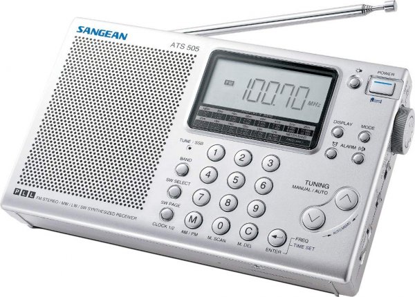 SANGEAN SNGATS405 ATS-405 Multi-Band FM/MW/SW World Receiver Radio