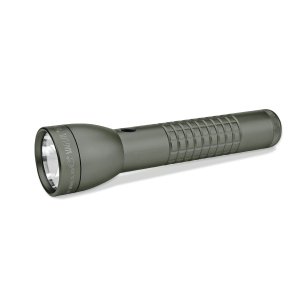 MagLite ML300LX 2-Cell D LED Flashlight, Adjustable Beam, Water-Resistant, QuickClick Modes, Extended Battery Life – Foliage Green