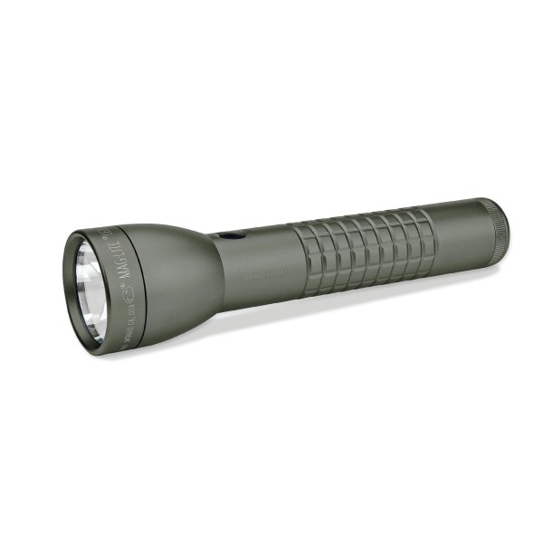 MagLite ML300LX 2-Cell D LED Flashlight, Adjustable Beam, Water-Resistant, QuickClick Modes, Extended Battery Life – Foliage Green