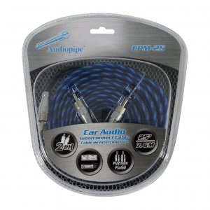 Audiopipe CPM25 25' foot Platinum Plated Interconnect Cable