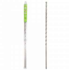 HLOFIZI 3/8" x 18" Masonry Drill Bits 3/8 inch Concrete Hammer Drill Bits Carbide Tipped, for Cement, Brick, Stone, 3-Flat Shank