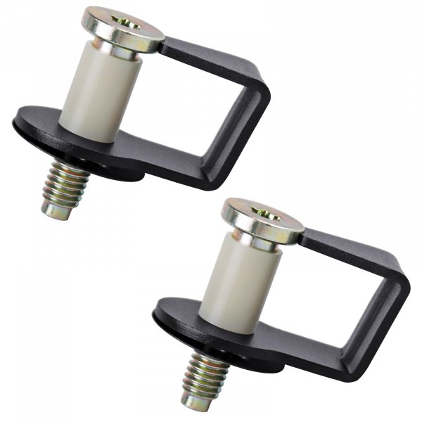 UNIGT Door Striker Bolts Set Includes Bushing Compatible with 1980-1997 Ford F150 F250 F350, Mustang/ 1987-89 Lincoln/ 1981-90 Mercury Door Latch Lock Striker Bolts Replace E9AZ5422008A/38448-2 Pack