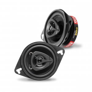BOSS Audio Systems CH3220B Chaos Series 3.5 Inch Car Door Speakers - 140 Watts Max (per Pair), Coaxial, 2 Way, Full Range, 4 Ohms, Bocinas para Carro