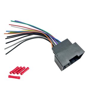 Radio Wiring Harness Compatible with Chevy 2012-2017/GMC 2010-2017, Stereo Installation Wire Harness Kit Aftermarket Stereo CD Player Receiver Wire Cable Adapter