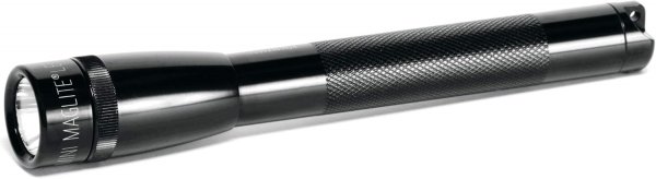 Mini Maglite Pro LED 2-Cell AA Flashlight, High Lumen, Water-Resistant, Adjustable Focus – Black