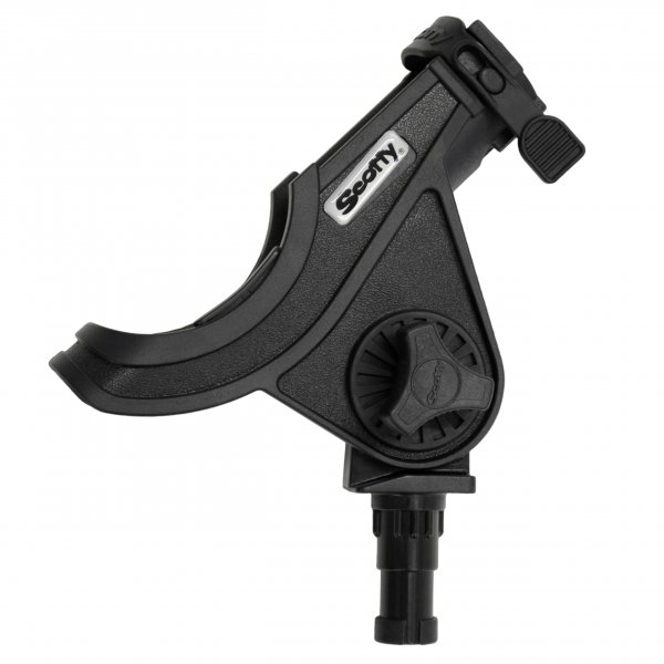 Scotty 0279BK Baitcaster/Spinning Rod Holder (Without Mount)