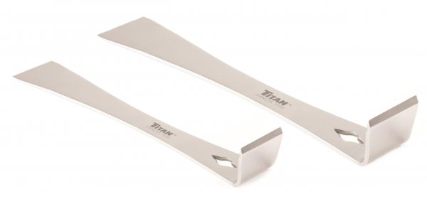 Titan Tool 2 pc Stainless Steel Pry Bar/Scraper Set