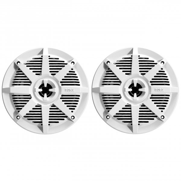 Boss MR52W 5.25" 2-Way Coaxial Marine Speaker 150W White Pair