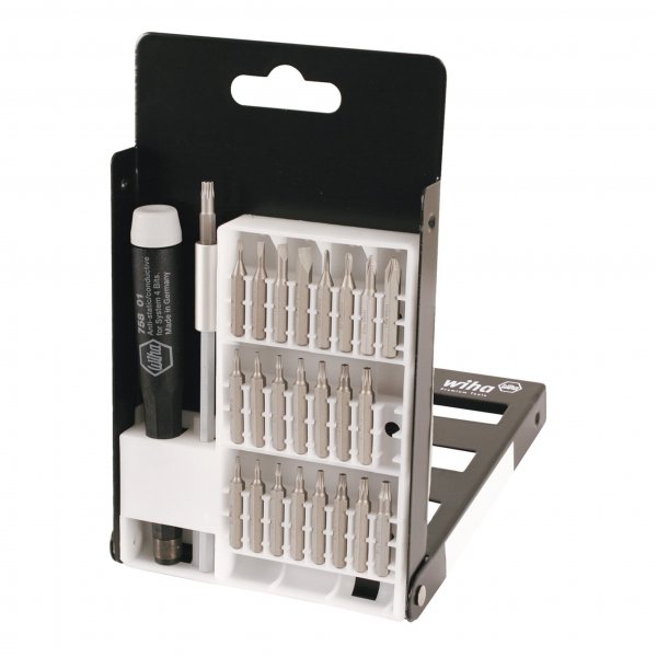 Wiha 75995 System 4 ESD Safe MicroBit – 26 Piece Set
