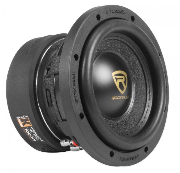 Rockville W65K9D2 6.5" 1000w Peak Car Audio Subwoofer Dual 2-Ohm Sub 250w RMS CEA Rated