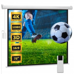 Pyle PRJELMT76 Motorized Projector Screen (72")