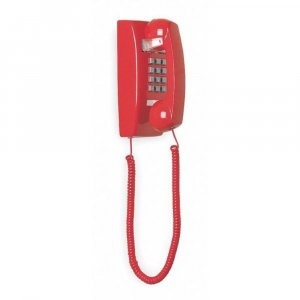 Cetis 25403 Scitec 2554E Wall Telephone - Red