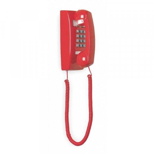 Cetis 25403 Scitec 2554E Wall Telephone - Red