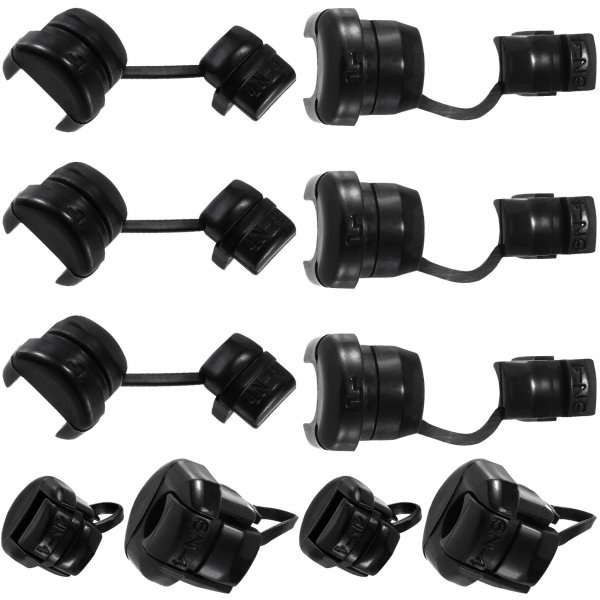 HINZIC 10PCS 6N-4 & 4N-4 Strain Relief Cord Connector, Black