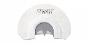 Zink Calls Wicked Sister Diaphragm Mouth Turkey Call with Batwing Cut and Triple Latex Reed