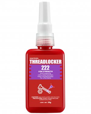ESKONKE Thread Locker Purple 222 - Removable Threadlocker Metal Glue for Nuts, Bolts, Fasteners Screw Compound to Prevent Loosening & Corrosion 1.69 Oz/50 ml