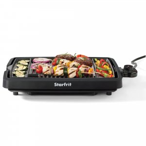 THE ROCK 024414-003-0000 Indoor Smokeless Electric BBQ Grill