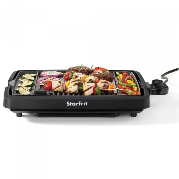 THE ROCK 024414-003-0000 Indoor Smokeless Electric BBQ Grill