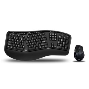 Adesso WKB-1500GB Tru-Form Media 1500 Wireless Ergonomic Keyboard & Laser Mouse