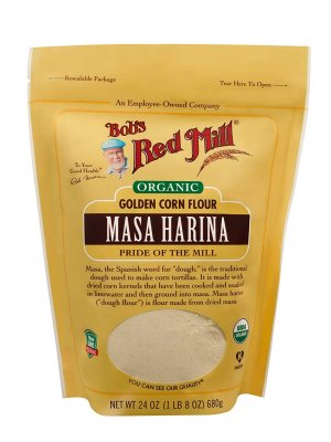Bob's Red Mill Organic Masa Harina Corn Flour 24 Ounce (Pack of 2)