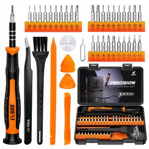 JOREST Small Precision Screwdriver Set with Torx Triwing Phillips, Mini Repair Tool Kit for Macbook, Computer, Laptop, PC, iPhone, PS5, Xbox, Switch, Glasses, Watch, Ring Doorbell, Electronics