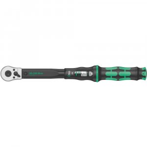 Wera 05075621001 Click-Torque C 2 Torque Wrench with Reversible Ratchet, 20-100 Nm, 1/2" x 20-100 Nm
