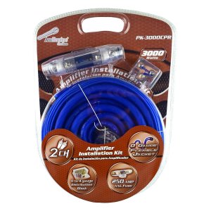 Audiopipe PK3000CPR 0 gauge amp kit flexible jacket 100%  copper