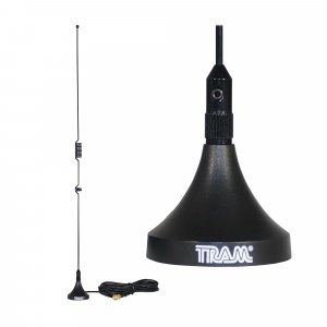 Tram 1089-SMA Scanner Mini-Magnet Antenna VHF/UHF/800MHz–1,300MHz w/SMA-Male