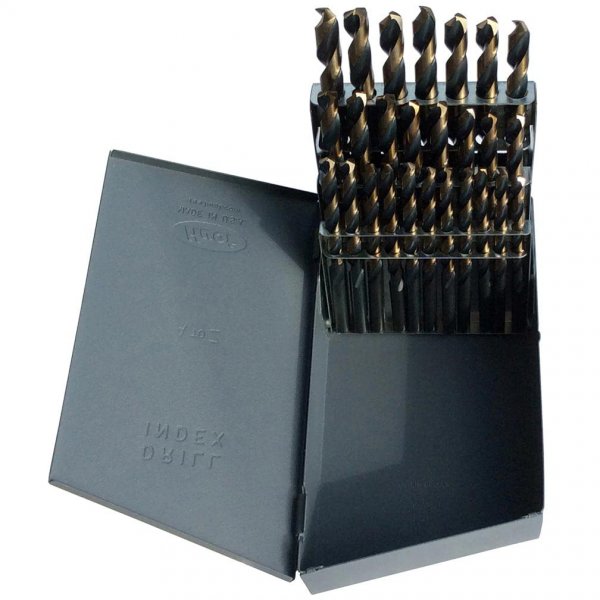 DRILL AMERICA KFD26JSET A-Z High Speed Steel Jobber Length Drill Bit 26 Piece