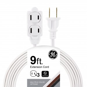 GE JASHEP51947 9-Ft Polarized Extension Cord