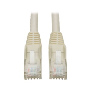 Tripp Lite N201001WH CAT-6 Gigabit Snagless Molded Patch Cable (1ft)