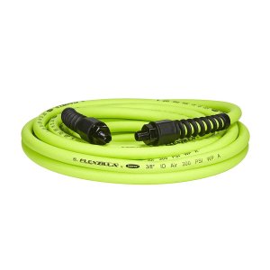 Flexzilla HFZP3825YW2 Pro Air Hose 3/8In X 25Ft 1/4In MNPT Fittings