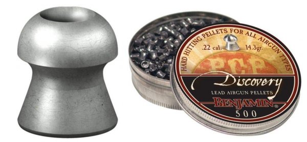 Benjamin BHP22 Hollow Point Pellet .22 Caliber 14.3 Grain 500 Count