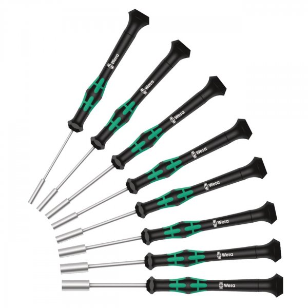 Wera - Micro Nutdriver Set 8Pc (3/32in.-1/4in.), 2069/8-5345279001