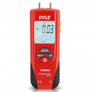 Pyle PDMM01 Digital Manometer Red/Black Color
