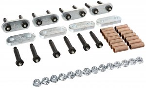 Morryde UO12016 Wet Bolt/Hd Shackle Kit Tandem 2.25'' Shackles