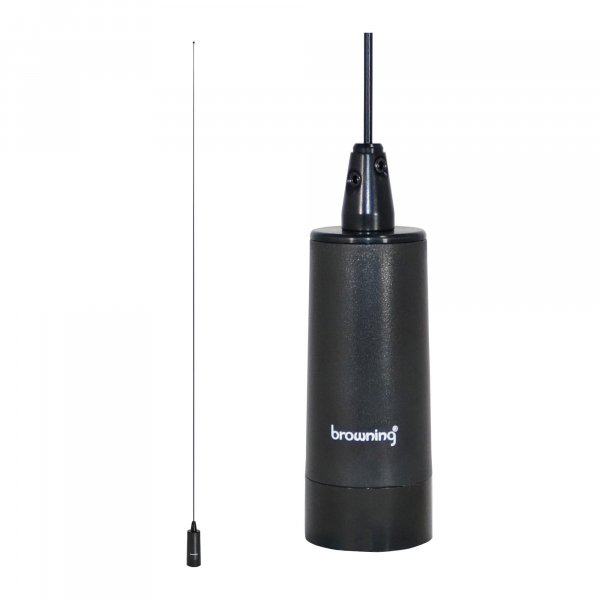 Browning® 200-Watt Low-Band 26.5 MHz to 30 MHz Unity-Gain UHF Antenna with NMO Mounting (Black Base) (Black Base)