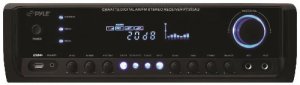 Pyle PT390AU 300W Stereo Receiver, Aux (3.5mm) Input, MP3/USB/AM/FM Radio