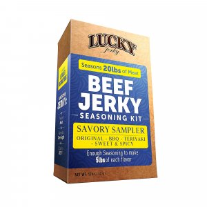 Lucky Jerky Ultimate Savory DIY Beef Jerky Seasoning and Cure Kit, 12 Oz