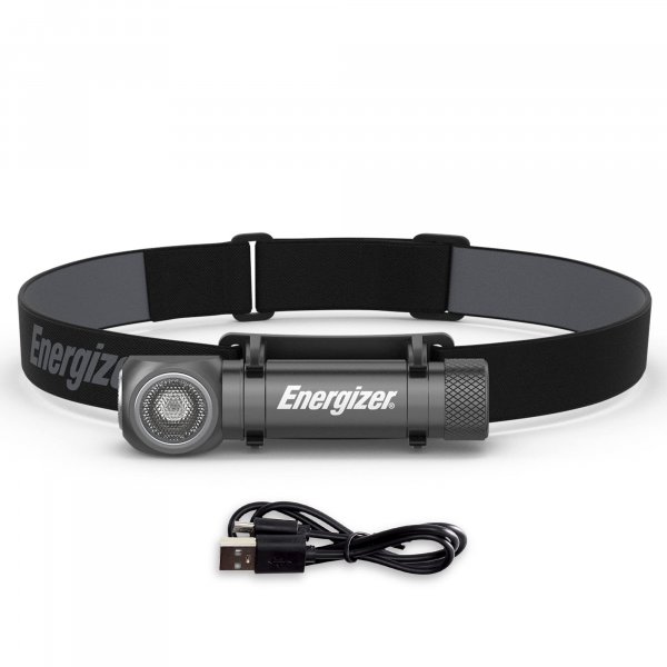 Energizer LED Headlamp Rechargeable X1000, Ultra Bright IPX4 Water Resistant Head Light, 1000 Lumen Turbo Mode, Headlamp for Outdoors, Power Outage Emergency, (USB Cable Included)