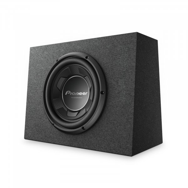 Pioneer TSWX106B 10" Single Passive Loaded Compact Sub Enclosure 1100W 4ohm SVC